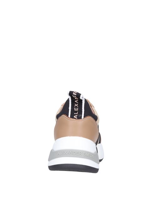 Eco-leather and fabric trainers ALEXANDER SMITH | M1D 59SND MARBLESABBIA-NERO